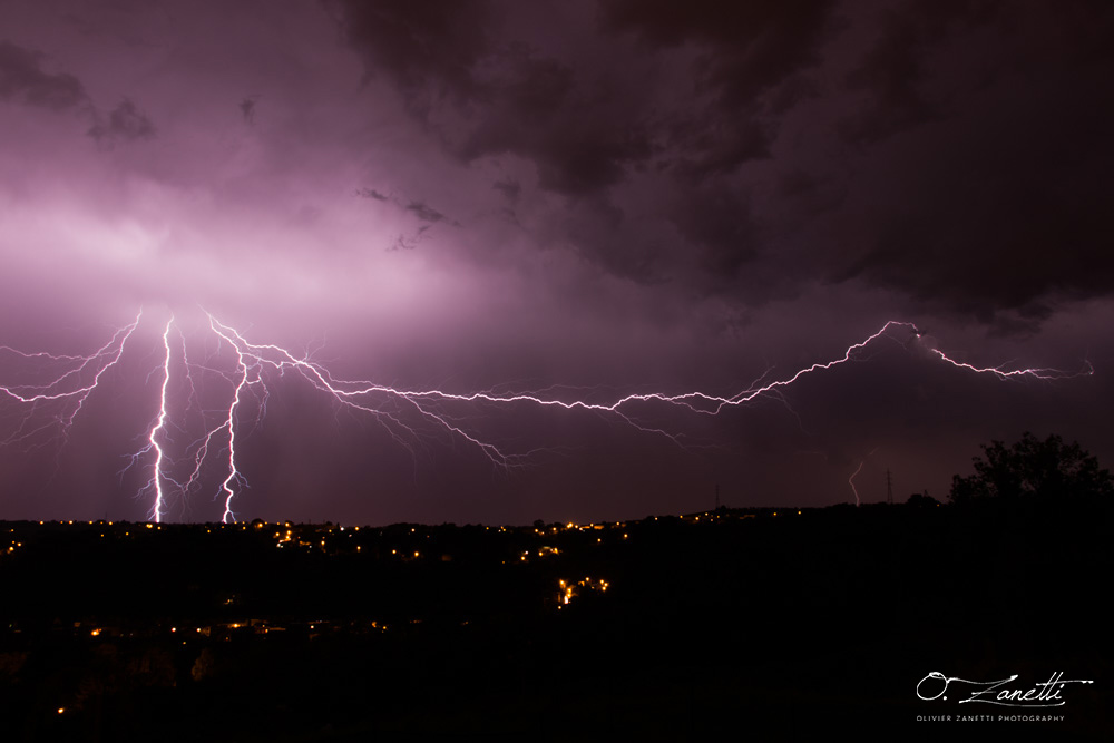 Le ciel s'embrase sous mes yeux