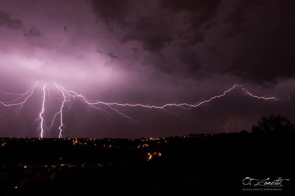Le ciel s'embrase sous mes yeux