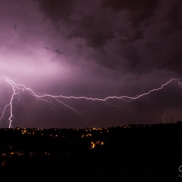 Le ciel s'embrase sous mes yeux